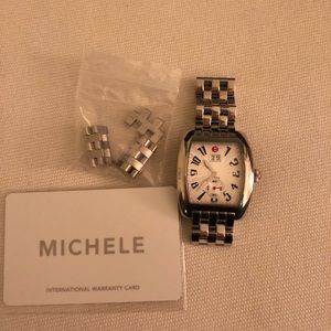 Michele Urban Mini Silver Watch